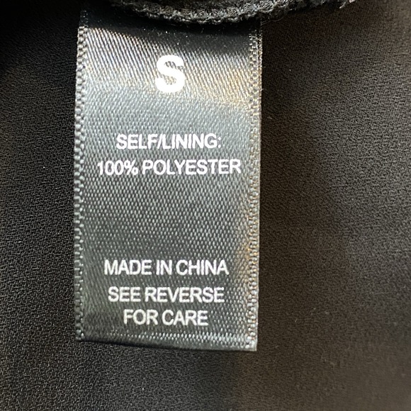 BKE Boutique Babydoll Peplum Tank Top S Black Glam Clubwear Boho Chic Whimsigoth - Picture 7 of 9